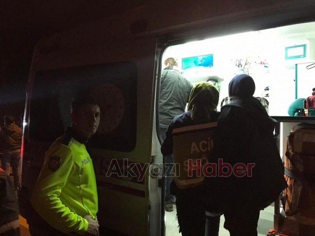 Alkollü motosikletli kaza yaptı