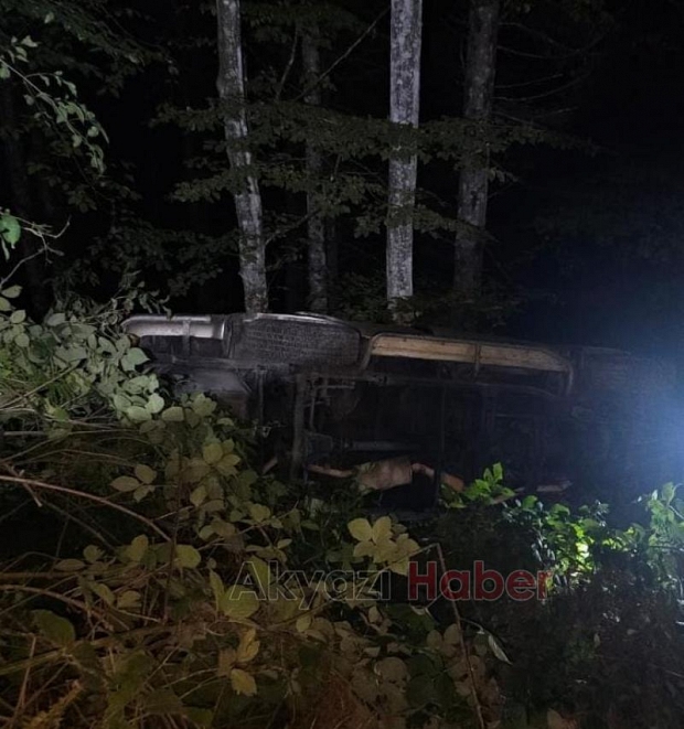 Yayla yolunda otomobil şarampole yuvarlandı: 2 yaralı