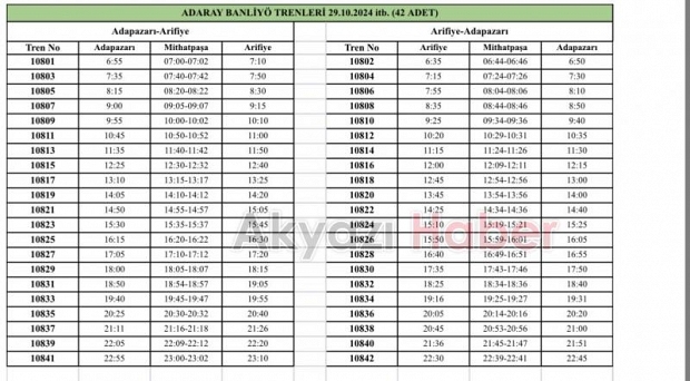 ADARAY'ın sefer saatleri ve fiyat tarifesi açıklandı