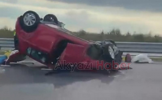 Takla atan otomobilde yaralanmıştı, hayatını kaybetti
