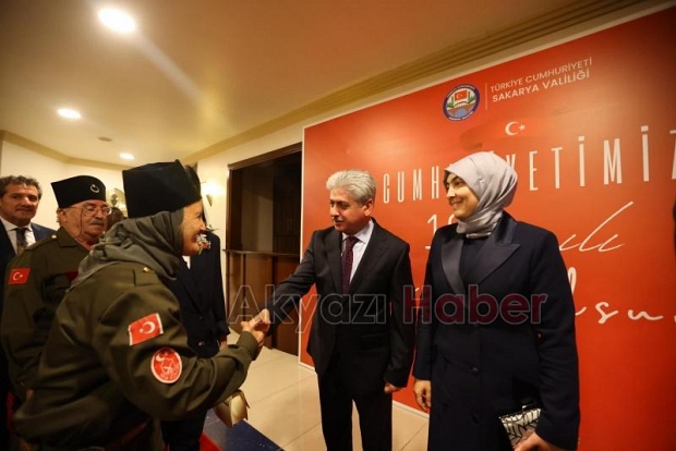 Sakarya'da Cumhuriyet resepsiyonu