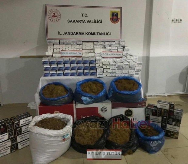 Jandarmadan kaçak tütün ve uyuşturucu operasyonu