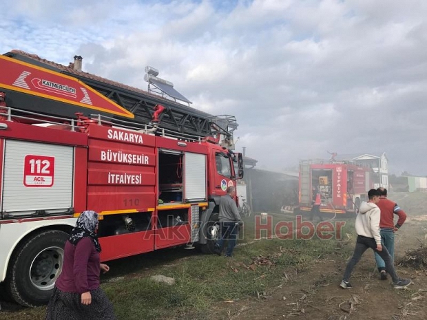 Odunluktaki kalorifer kazanı patladı