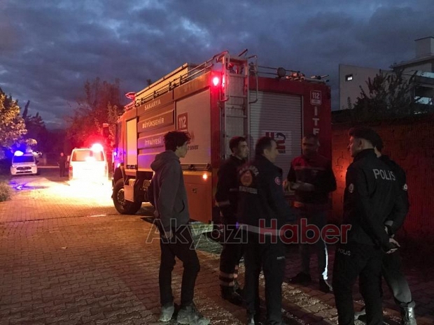 Akyazı'da yangın
