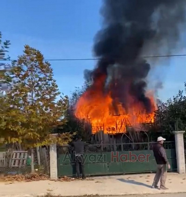 Ahır ve samanlık alev topuna döndü