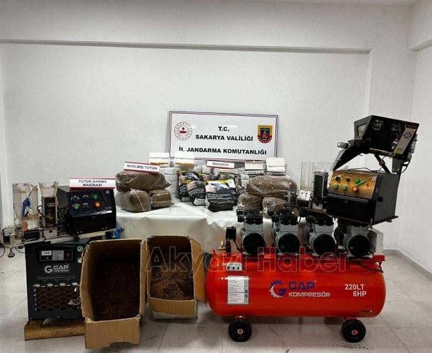 850 kilo kaçak tütün ele geçirildi