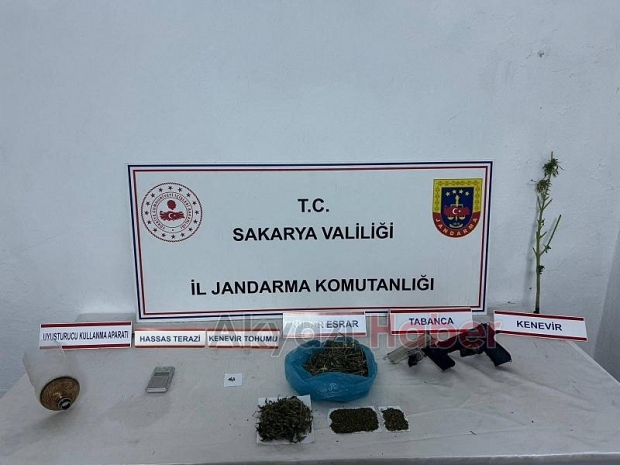 Akyazı da uyuşturucu operasyonu