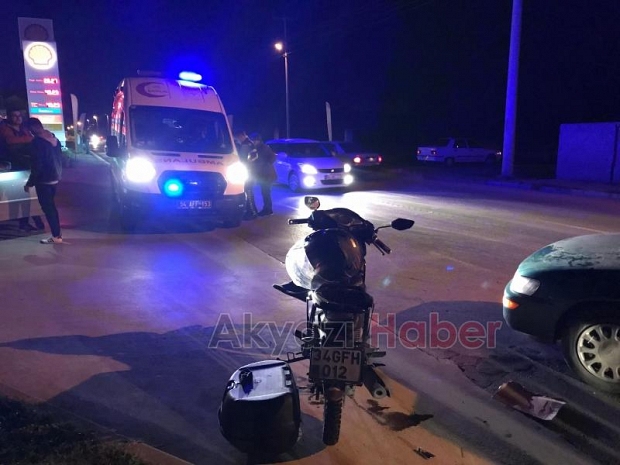 Kasisle önlem alınan caddede kaza