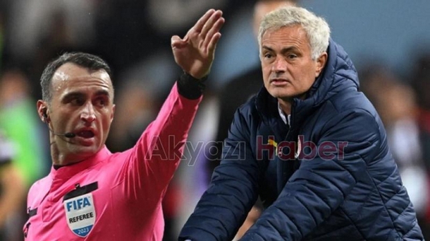 Atilla Karaoğlan a tepki göstermişti  Mourinho ya ceza