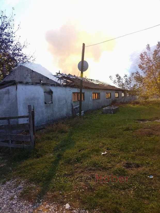 Tavuk çiftliğinde yangın