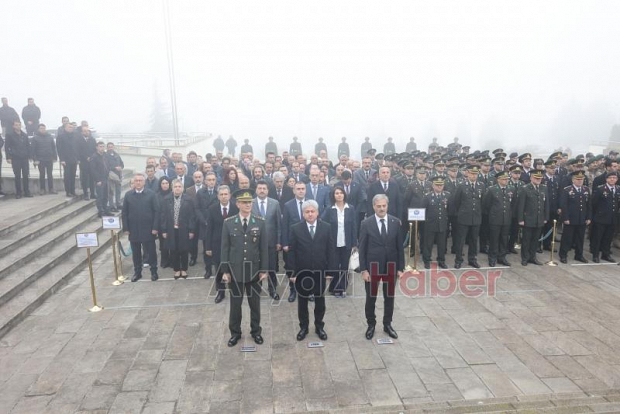 Büyük Önder Atatürk törenle anıldı