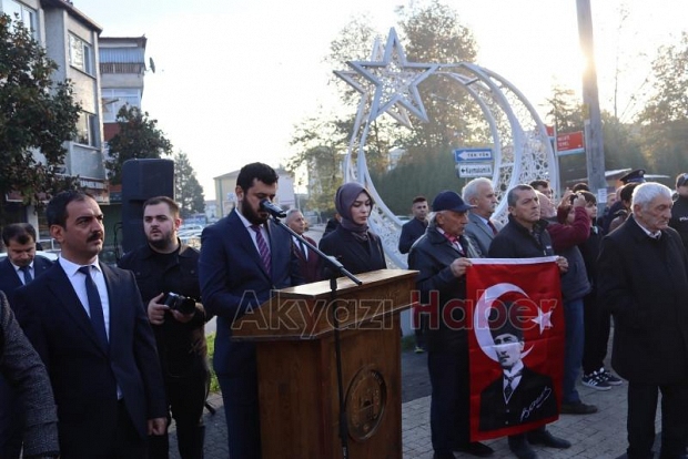 Akyazı da Büyük Önder Atatürk törenle anıldı