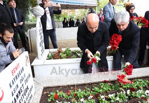 Şehit Kaymakam Safitürk, vefatının 8’nci yılında kabri başında anıldı