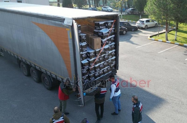 Sakarya'da 20 milyon liralık kaçakçılık operasyonu
