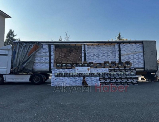 Sakarya'da 20 milyon liralık kaçakçılık operasyonu