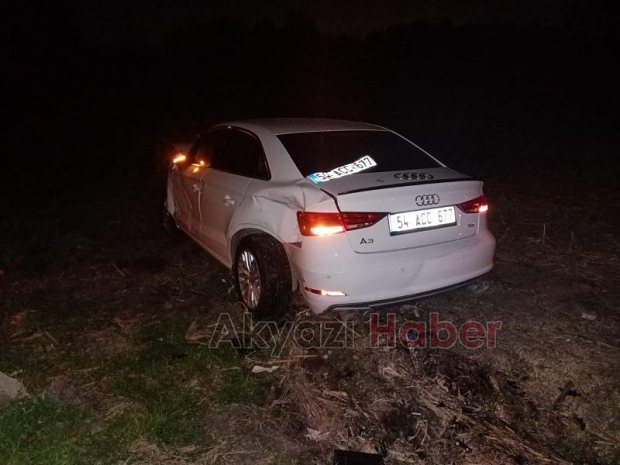 Ormanköy yolunda kaza 2 yaralı