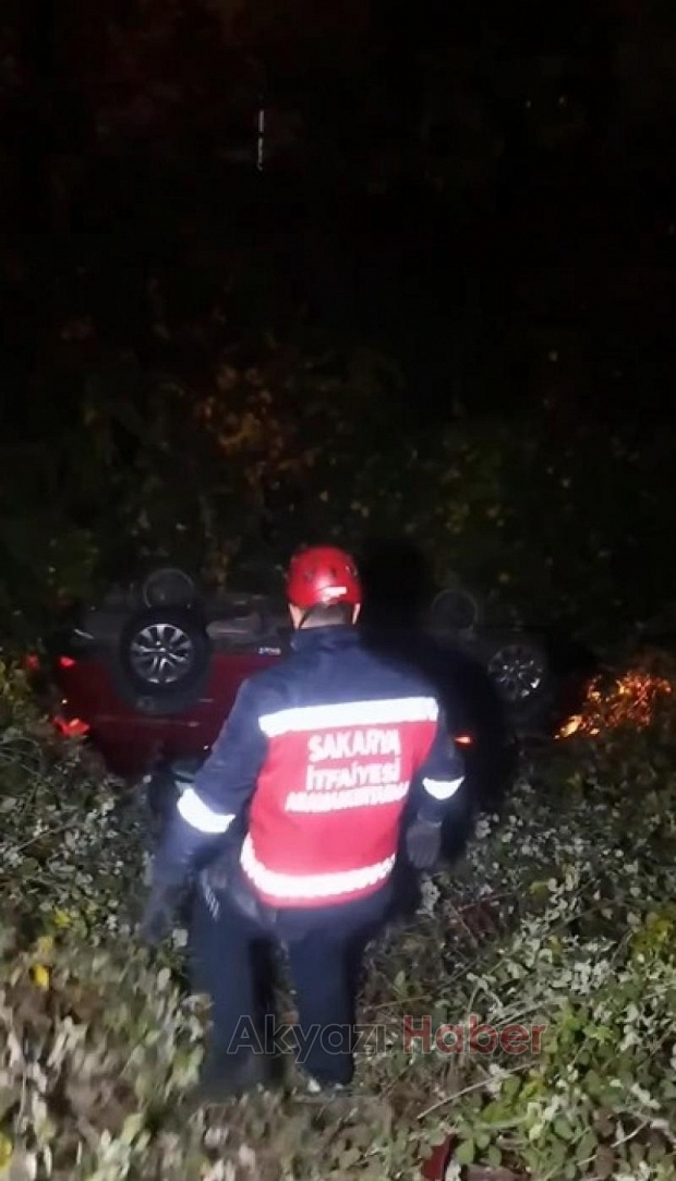 Otoyolda kaza 2 yaralı