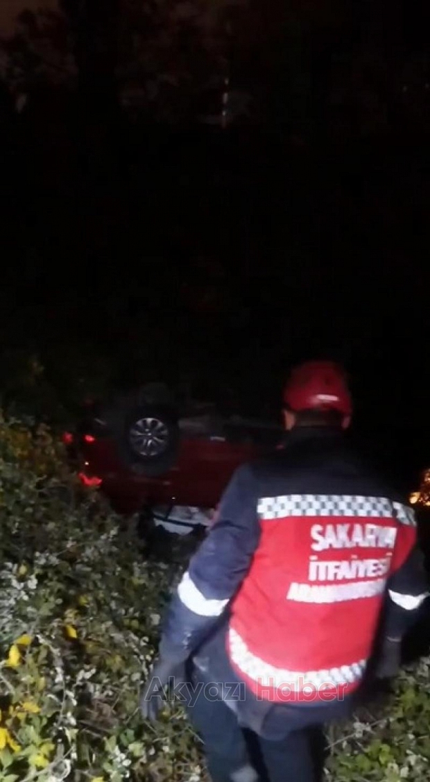 Otoyolda kaza 2 yaralı