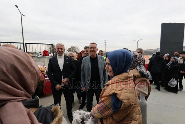 Camili-Karaman Pazar Yeri'nde Giyim ve Kumaş Pazarı açıldı