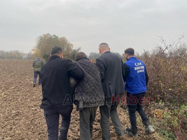 Kaybolan yaşlı adam tarlada bulundu
