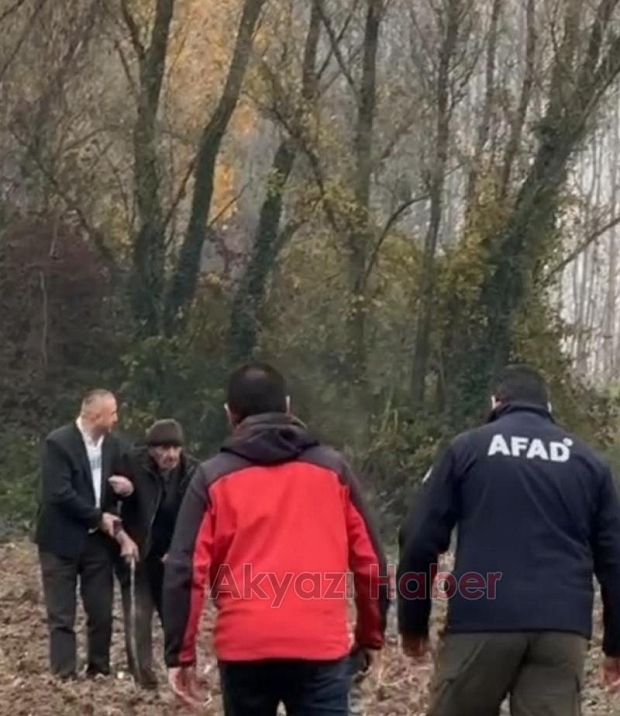 Kaybolan yaşlı adam tarlada bulundu