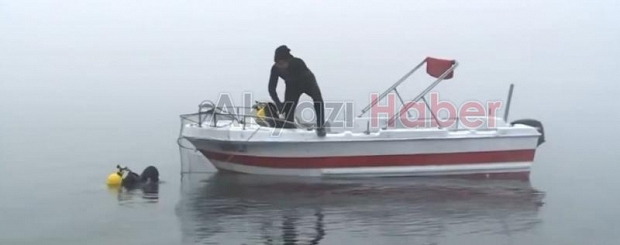 Sapanca Gölü'nde hayalet ağlar toplandı