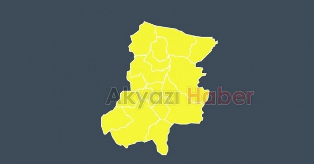 Sakarya için sarı kodlu fırtına ve yağış uyarısı