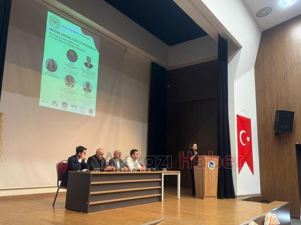 Bağımlılıkla mücadele anlatıldı