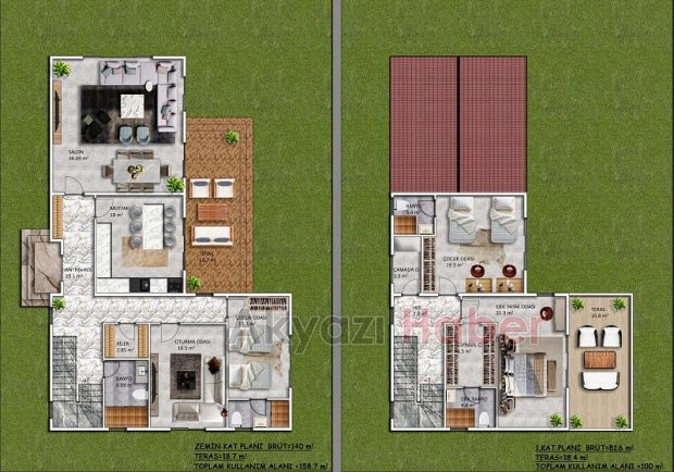 Akyazı'da lüks ve Konforun yeni adı: A1 İnşaat Almina Villaları