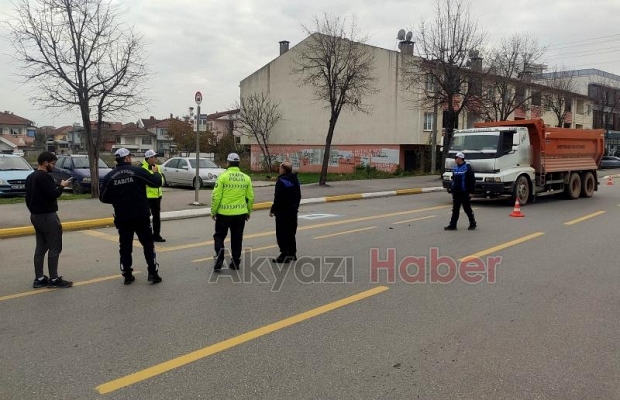 Sakarya'da ağır tonajlı araçlara yönelik denetim