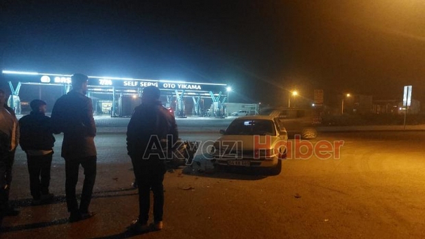 Ada Caddesinde kaza 1 yaralı