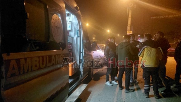 Ada Caddesinde kaza 1 yaralı