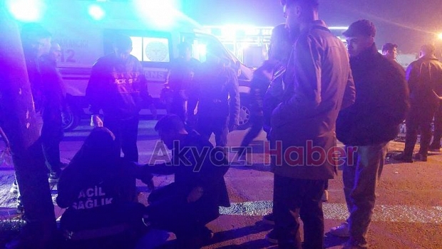 Ada Caddesinde kaza 1 yaralı
