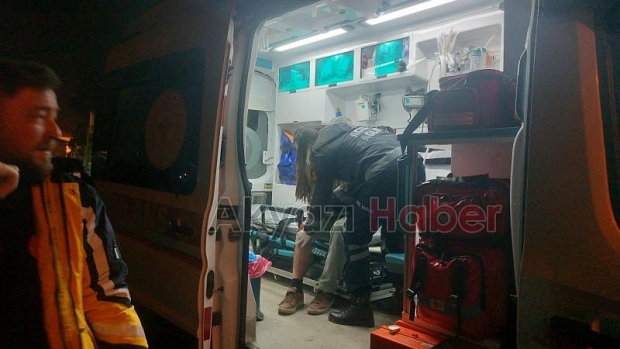 Ada Caddesinde kaza 1 yaralı