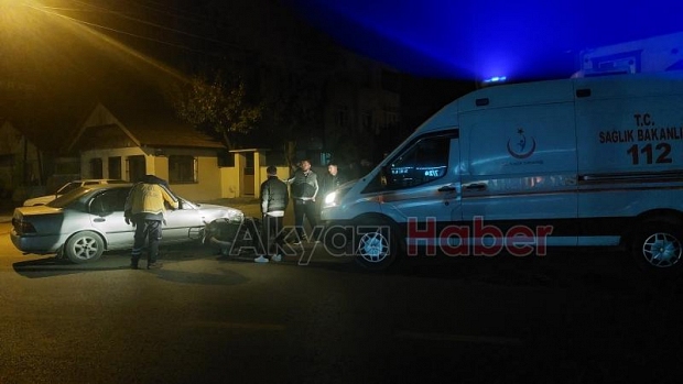 Ada Caddesinde kaza 1 yaralı