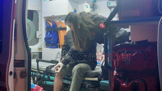 Ada Caddesinde kaza 1 yaralı