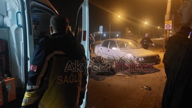 Ada Caddesinde kaza 1 yaralı