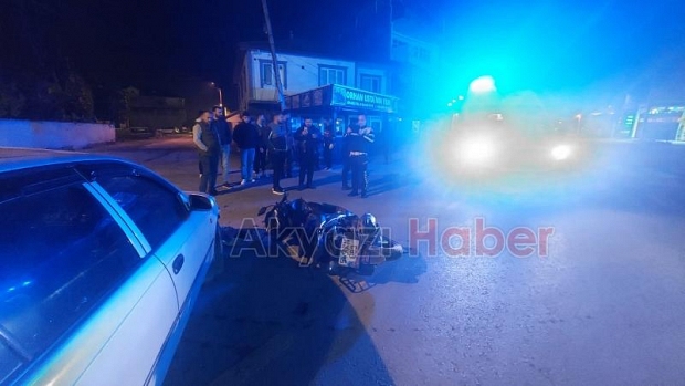 Ada Caddesinde kaza 1 yaralı