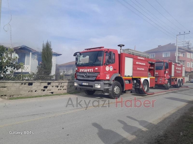 İki Katlı Evde Yangın