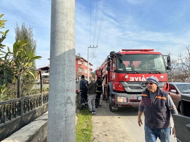 İki Katlı Evde Yangın
