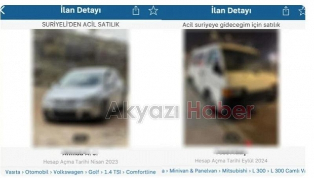 Suriyeliden acil satılık ilanlarında patlama