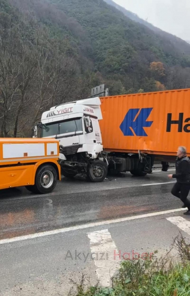 Zincirleme kaza ucuz atlatıldı