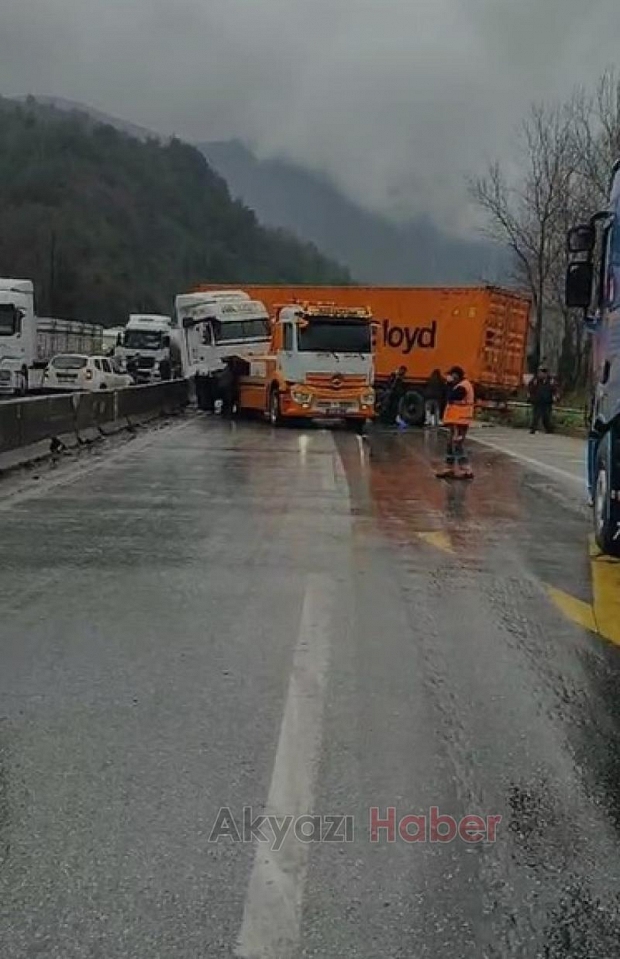 Zincirleme kaza ucuz atlatıldı