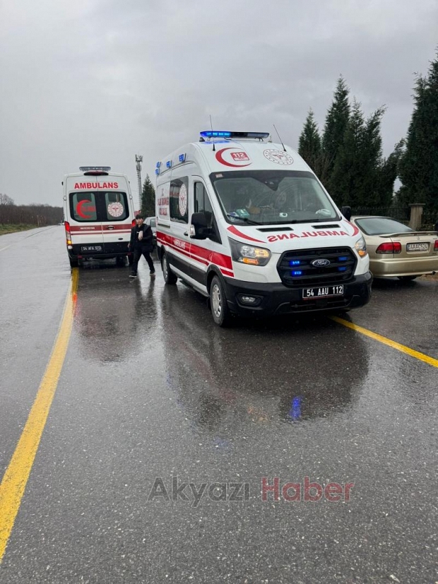 Hendek te kaza 5 yaralı