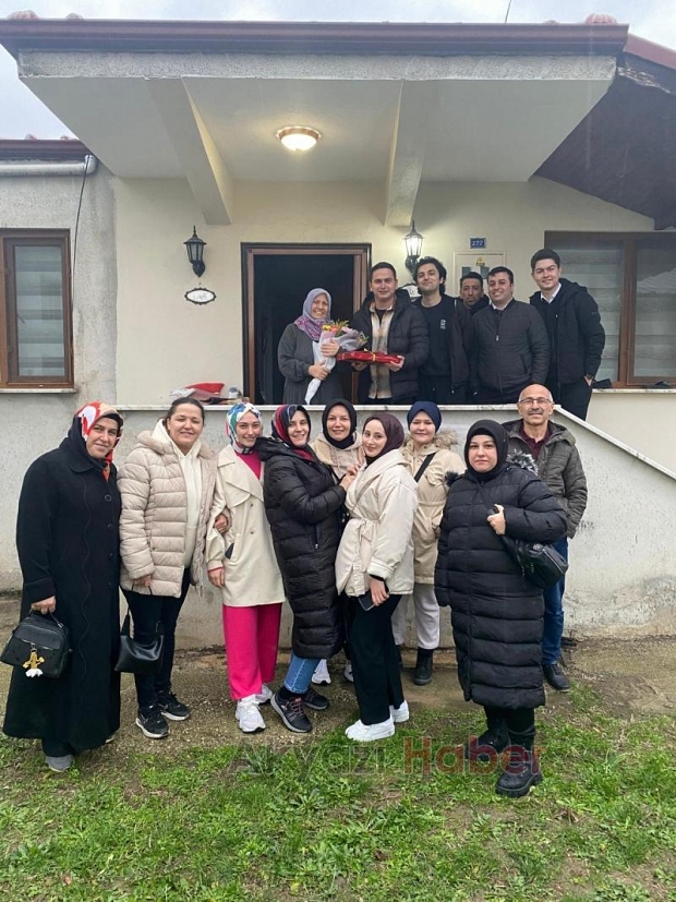 Kanser tedavisi gören mesai arkadaşlarına destek verdiler
