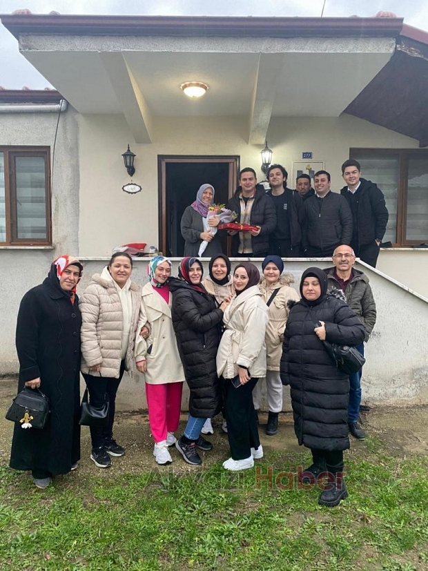 Kanser tedavisi gören mesai arkadaşlarına destek verdiler