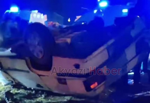 Otomobiller çarpıştı: 1'i ağır 4 yaralı