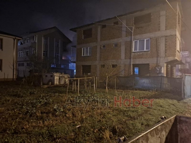 Konuralp Mahallesinde Yangın
