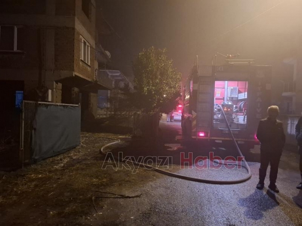 Konuralp Mahallesinde Yangın