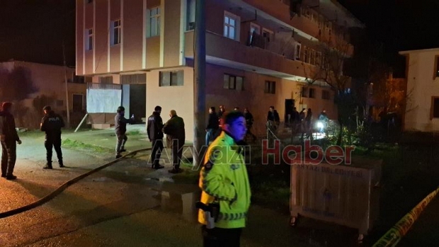 Konuralp Mahallesinde Yangın